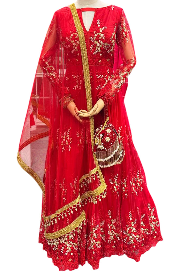 Designer Red Gown